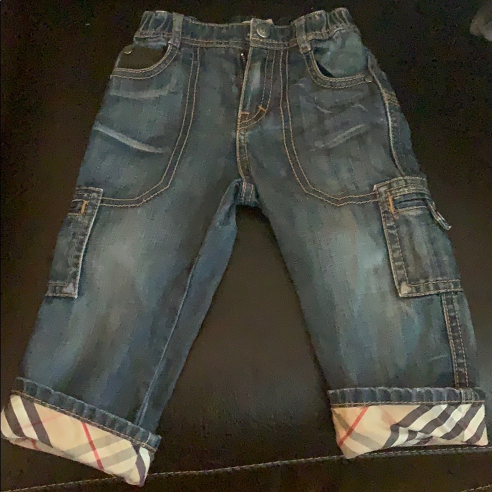 Burberry denim boys jeans size 18mos
